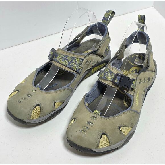 Merrell Siren Ginger Sport Sandal Slingback Sz 8.5 Dusty Olive Water Shoes - Picture 1 of 12